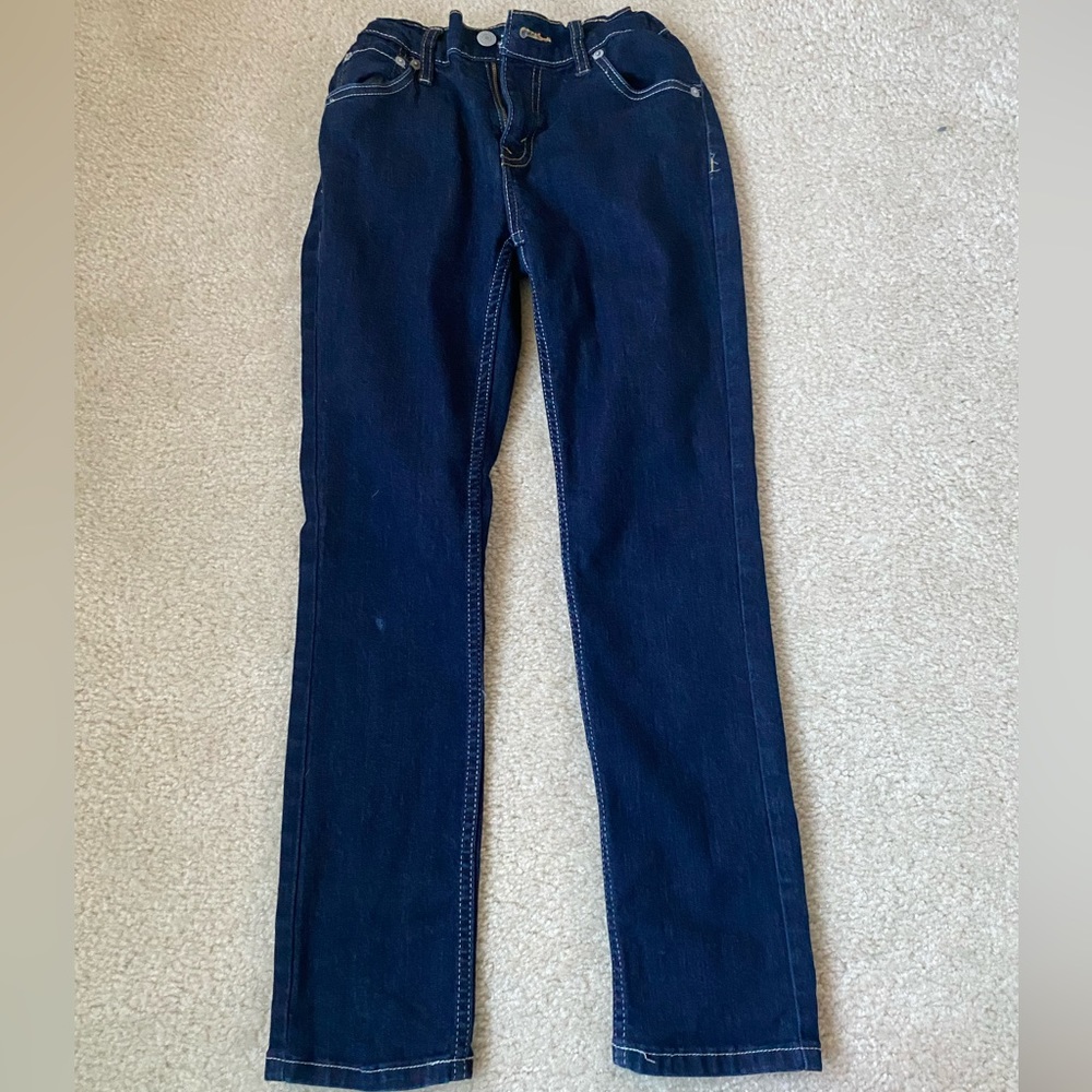 Levi's Kids 512 Slim Taper Jeans, Dark Wash (26"W x 26" L)